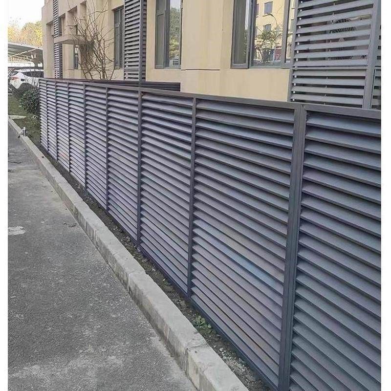 铝合金空调外机罩工厂定做室外防雨百叶窗通风口中央空调格栅护栏