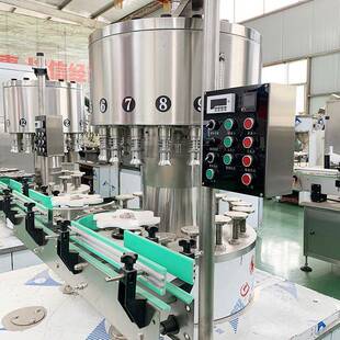 酒精灌装机操作面板简单易控立式液体灌装触摸屏控制