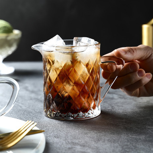 杯 中覆古风玻璃咖啡杯有嘴手冲咖啡分享壶家用公道杯分酒壶网红款