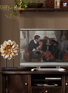 富贵雕花新房电视柜两边装饰欧式客厅摆件样品房软装饰品酒柜摆设