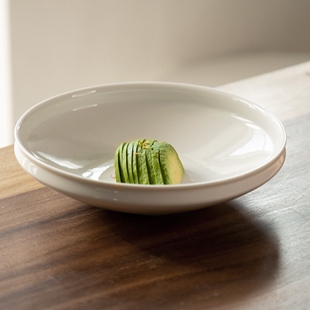 碟日常家用套装 三宅家食器草木灰釉 盘 束口宽边日式 自制餐具碗