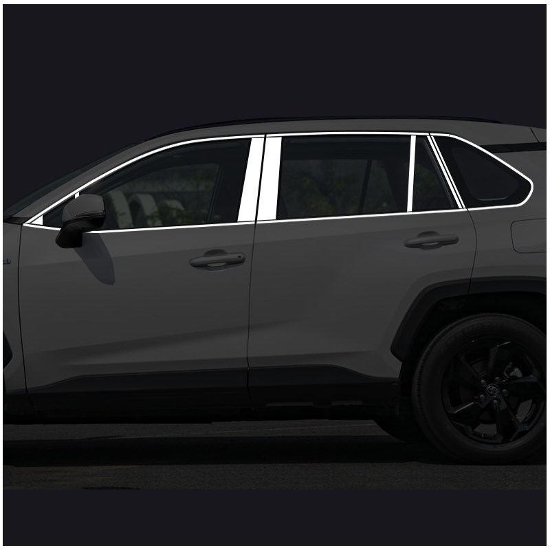 全新款2020款荣放RAV4车窗亮条威兰达不锈钢车身外观改装饰条配件