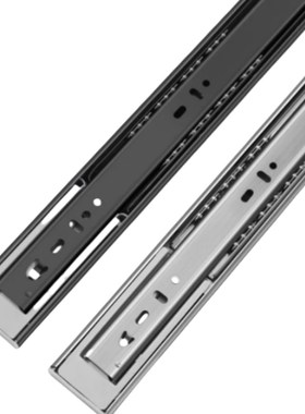 SRBE27T-L200/250~500爱安特型钢制滑轨标准型三节式-27宽轻载型