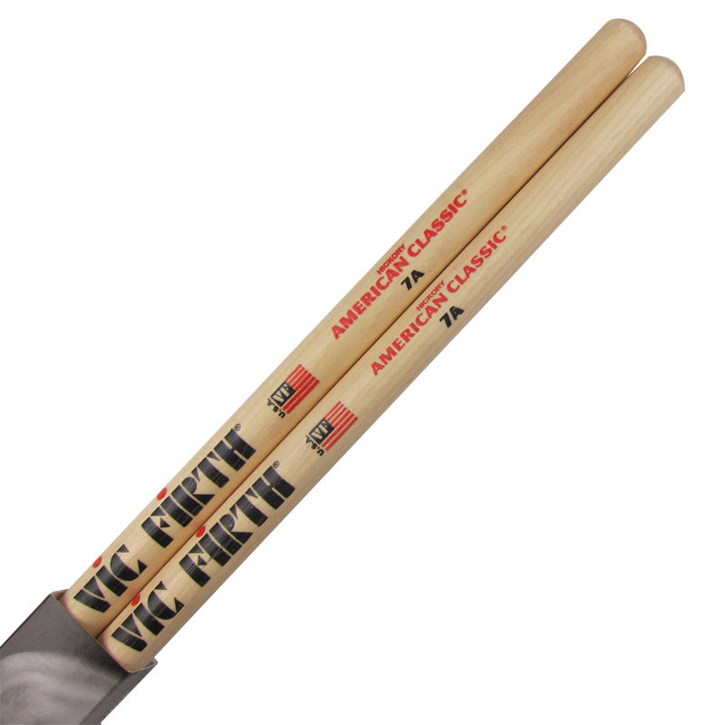 美产 Vic Firth 7A 架子鼓 爵士鼓 胡桃木 鼓棒 鼓槌 鼓锤 鼓棍