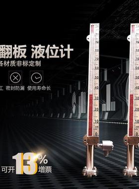 侧装不锈钢高压磁力PP液位计酒精UHZ-C116高温远传磁翻板液位计