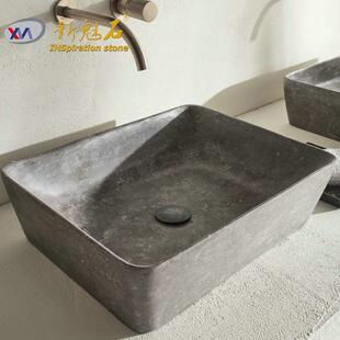 佛山工厂防污预制水泥洗手盆室内独立式台上grc水泥洗手盆拖布盆