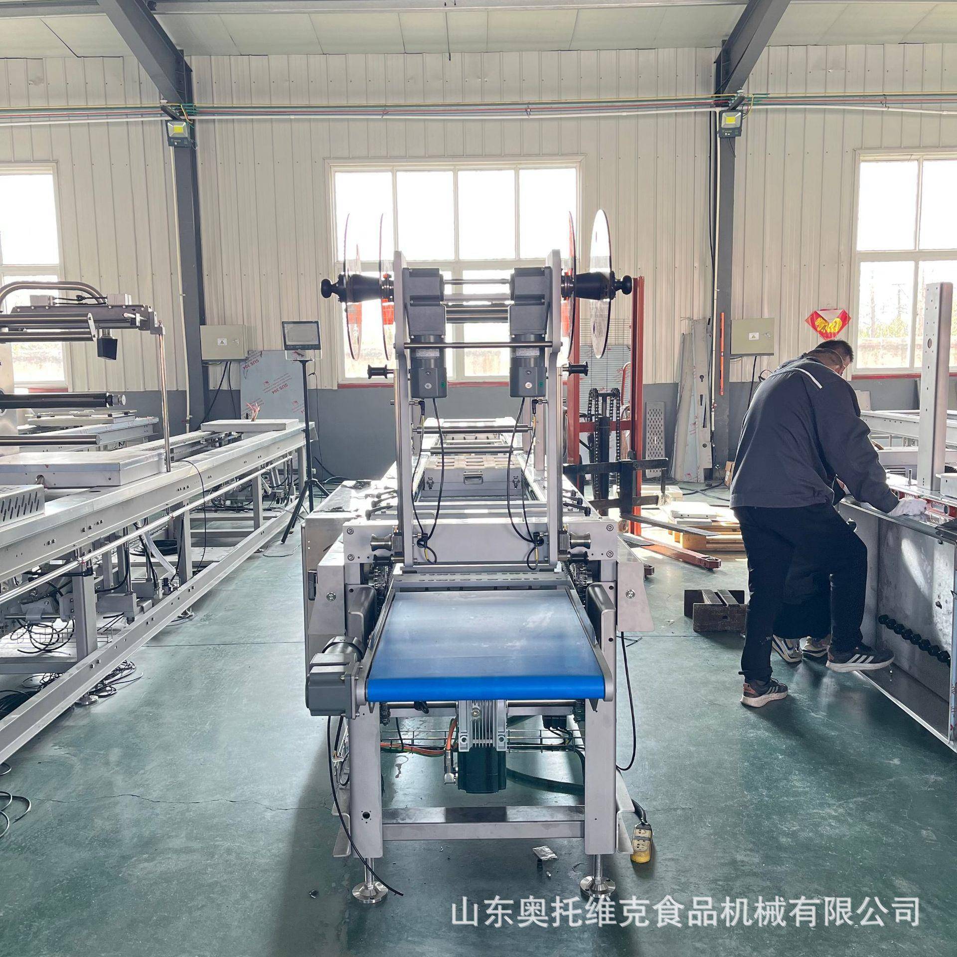 人参蜜片全自动拉伸膜真空包装机蜜薯干紫薯真空包装机