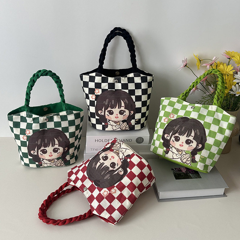 新款水桶帆布包时尚外出通勤手拎包袋大容量手提便当餐盒小包包,箱包皮具/热销女包/男包,时尚帆布包,淘宝优惠券,粉丝福利购,淘宝优惠卷