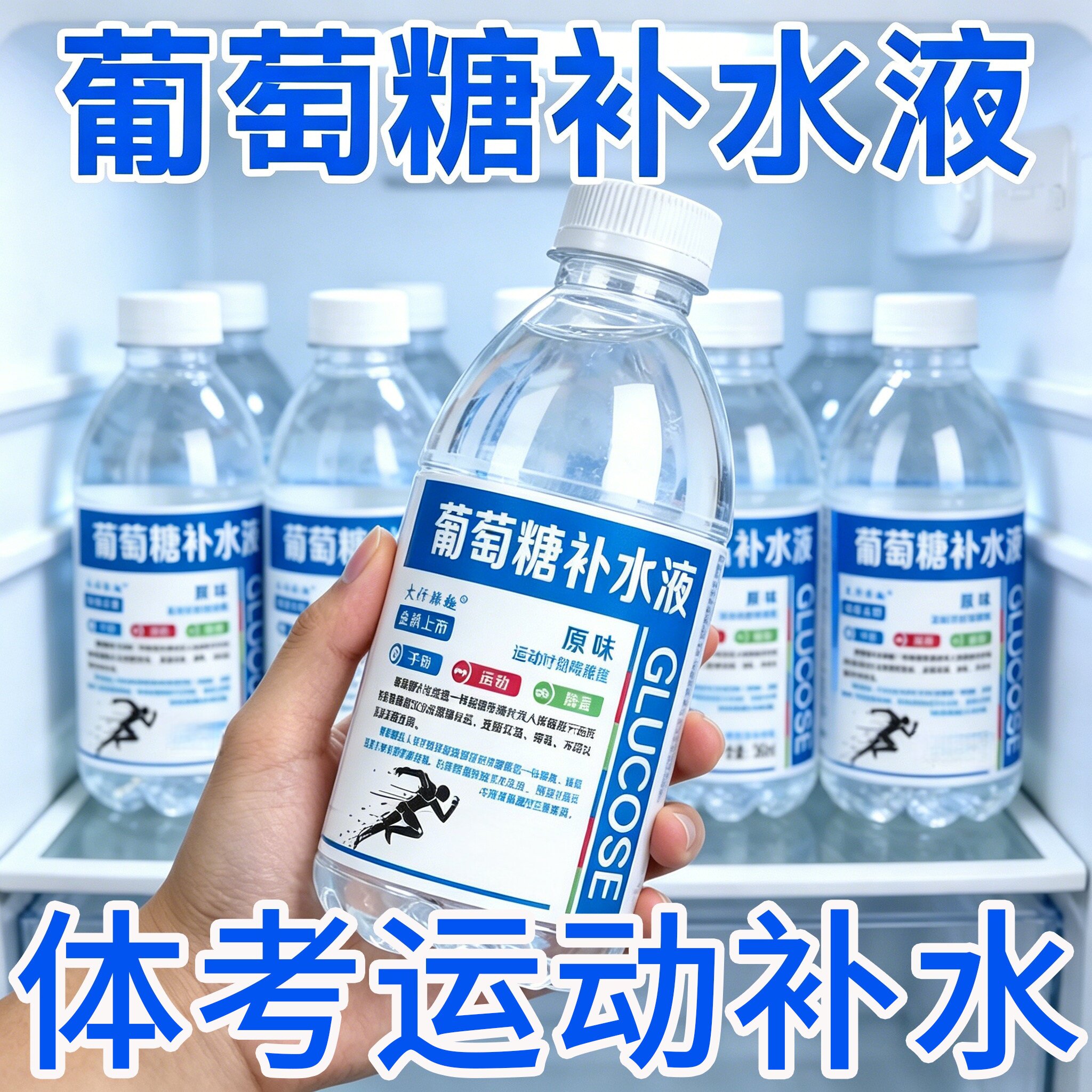 农科院葡萄糖补水液官方钙铁锌口服液低血糖运动健身酒后补水整箱
