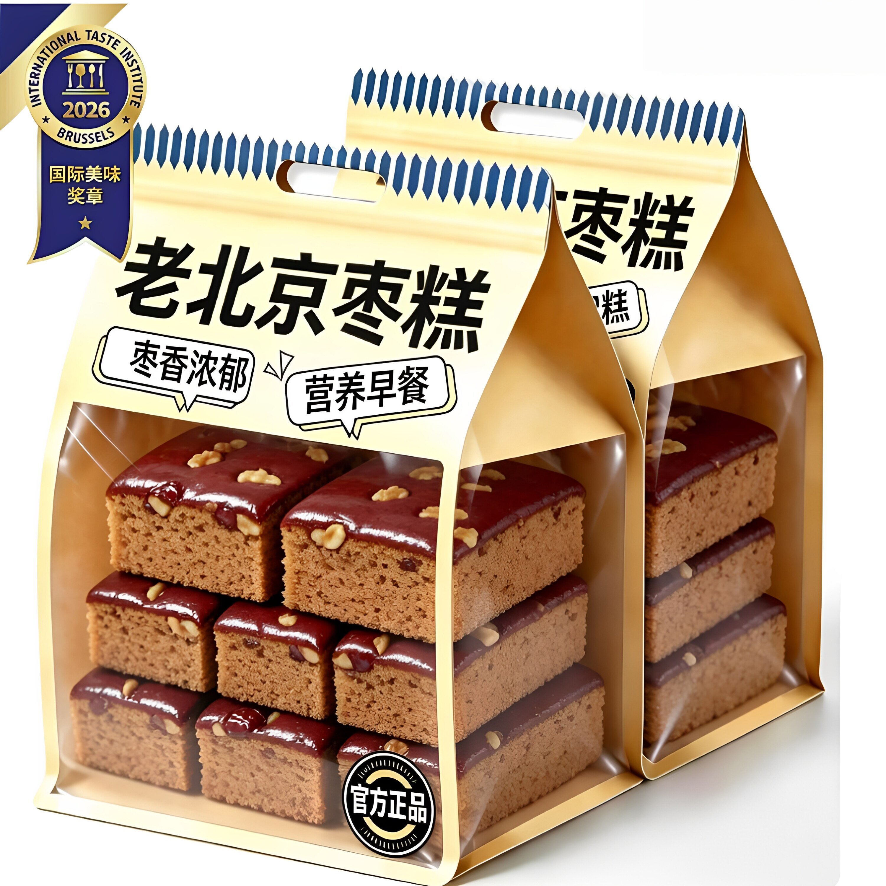 枣糕纯手工老北京红糖发糕红枣糕正宗老面包整箱早餐糕点零食袋装