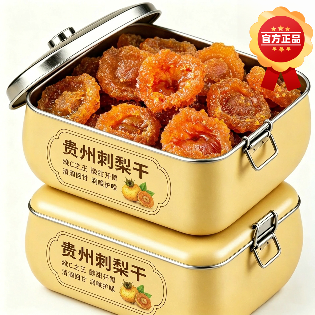 刺梨干贵州特级刺梨干官方旗舰店非野生无糖精果脯蜜饯休闲小零食