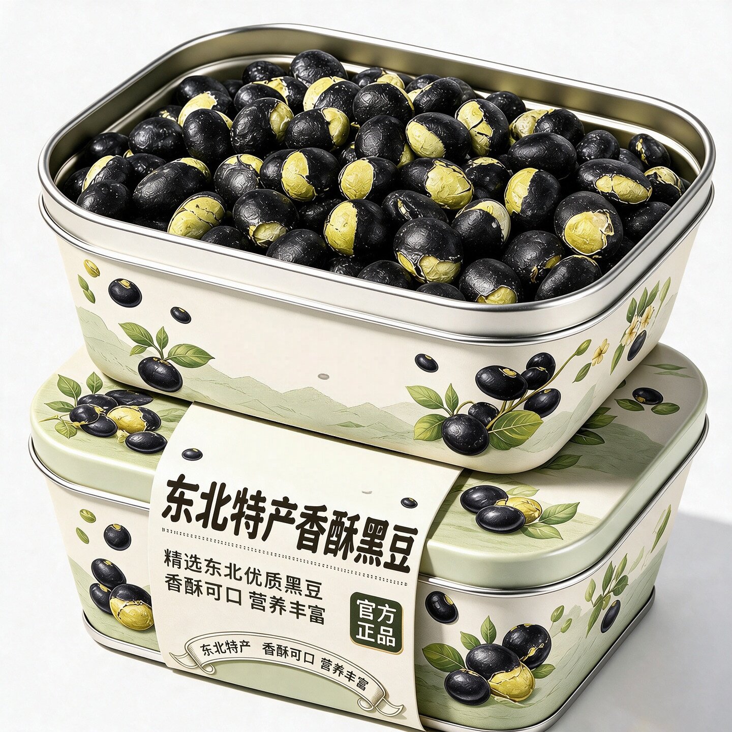 农科院香酥黑豆即食零食炒熟的原味盐炒焗绿芯心官方正品补新货肾