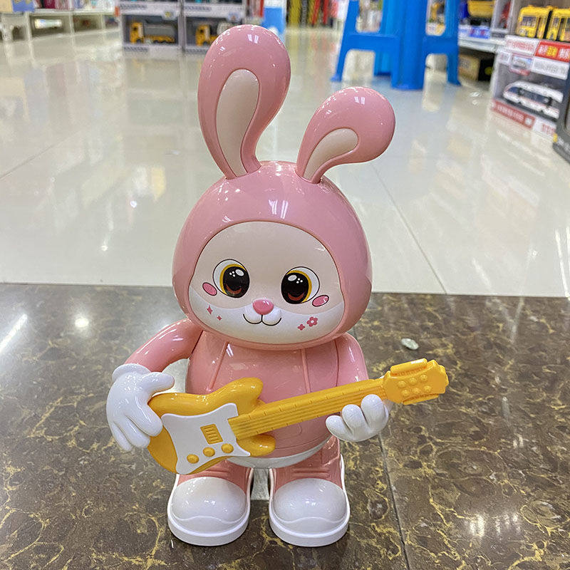 婴幼儿童1-2岁半3男孩女孩0会唱歌跳舞的吉他兔子玩具电动机器人