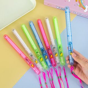 大号透明闪光棒 七彩荧光棒发光棒 带绳棒子 演唱会地摊发光玩具