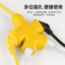 插座倆芯帶線戶外防摔電動車線類充電延長線插排插板防凍防曬電線