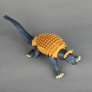 新款怪兽黄金哥斯拉电影版基多拉X安拉斯生化甲龙软胶儿童玩具