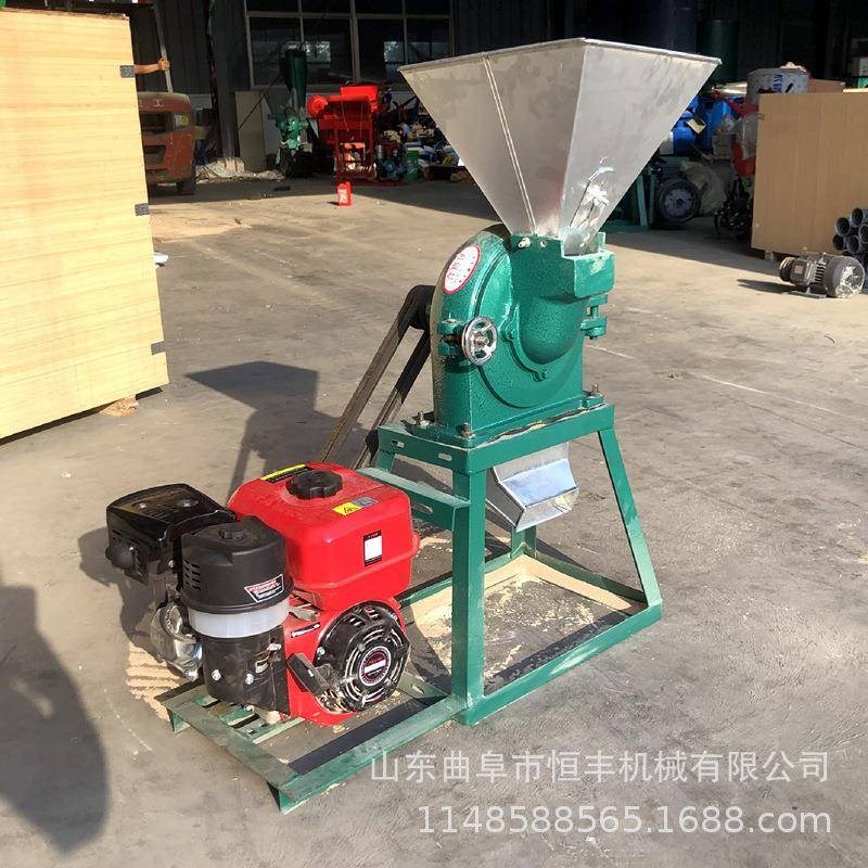 皮腐豆湿豆c打浆 多功能盘式竹湿机糯米粉碎机干NXL湿两用磨粉机