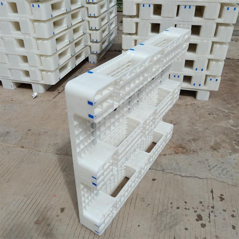 塑料白色卡板1.2米*1米塑胶卡板白色川字田字九脚防潮板厂家直销