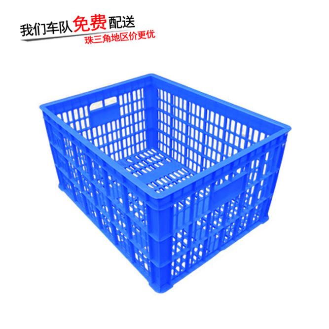 厂家加厚周转萝塑料筐胶框蔬菜水果80*625*40B5号承重60KG