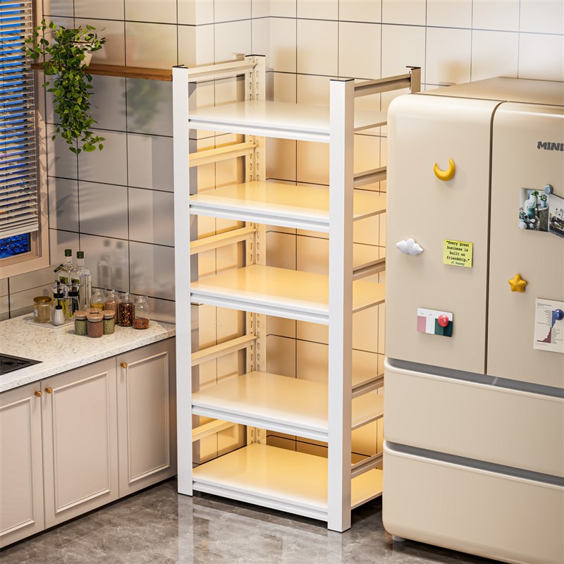 厨房置物架落地多层多功能家用微波炉烤箱收纳置物架货架整.体橱