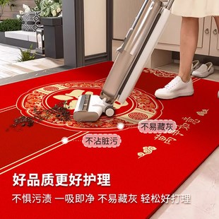 入户门地垫福字家用进门口防滑脚垫加厚可定制红色地毯 2025新年款