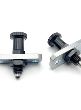 复位型细牙法兰式旋钮柱塞FPXA/FPXK8/10//12/16/1W6L分度定位销