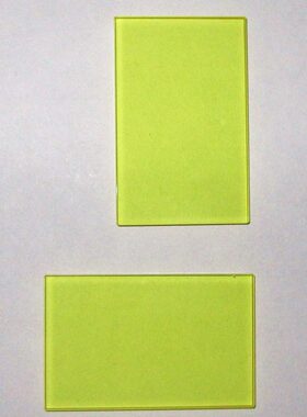 滤镜B波通黄色尺寸型长 截止滤光片玻璃x 0mm4930,60滤光片J