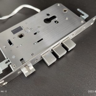 全自动方普12V锁舌自动伸缩6068门禁专用电子锁体电机电控锁