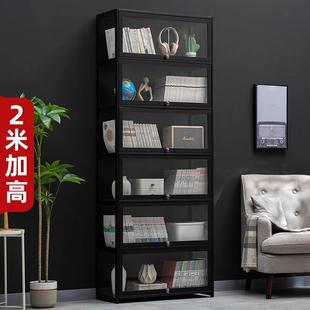 书柜家用简约防尘储物柜一体收纳儿童学生书本置物柜客厅落地书架