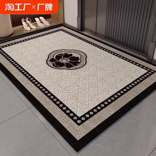入户门地垫家用红色玄关门厅吸水防滑垫子可裁剪地毯门垫进门脚垫