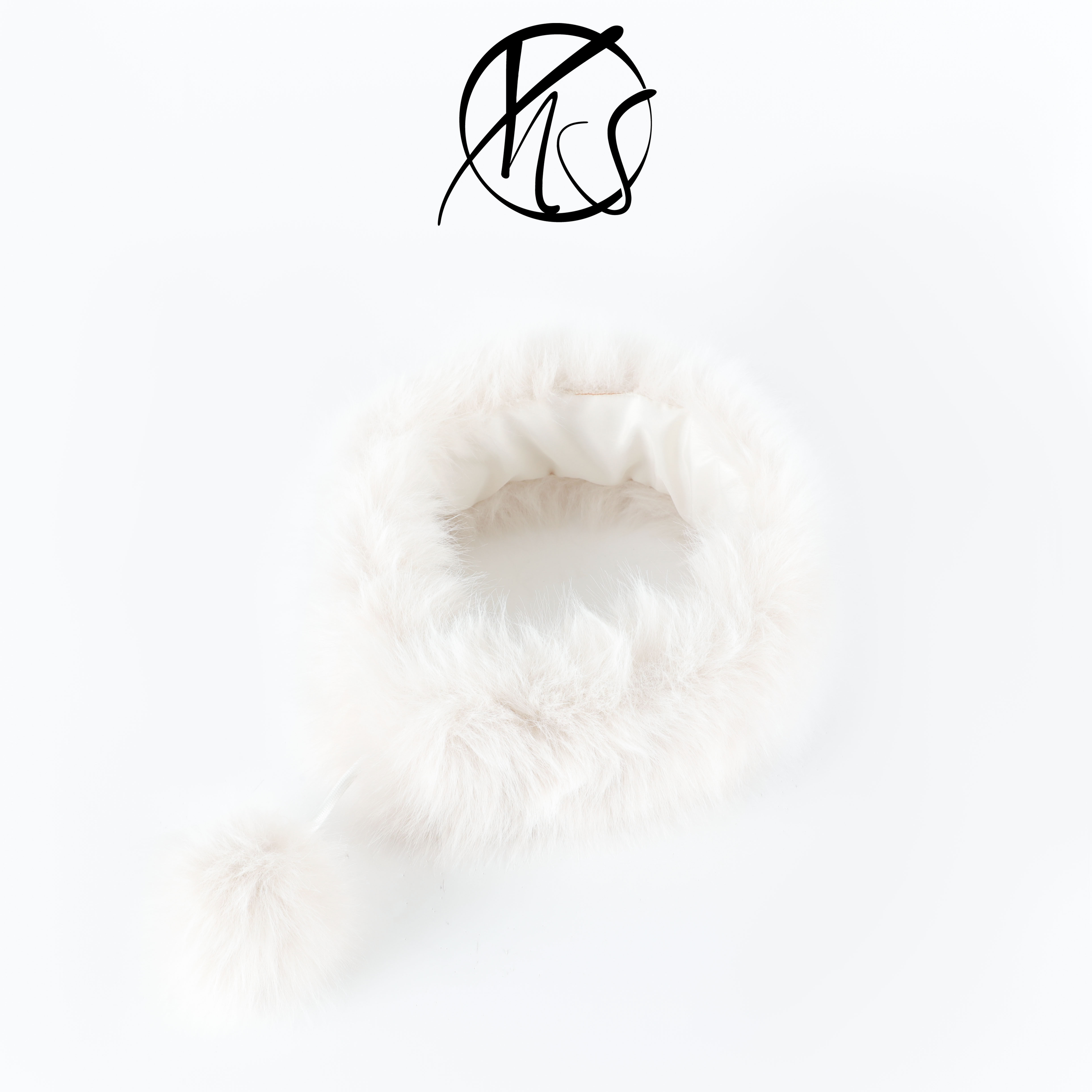 NANJIE/楠姐【毛绒球围巾】冬季氛围感毛绒球保暖围巾XNS6794