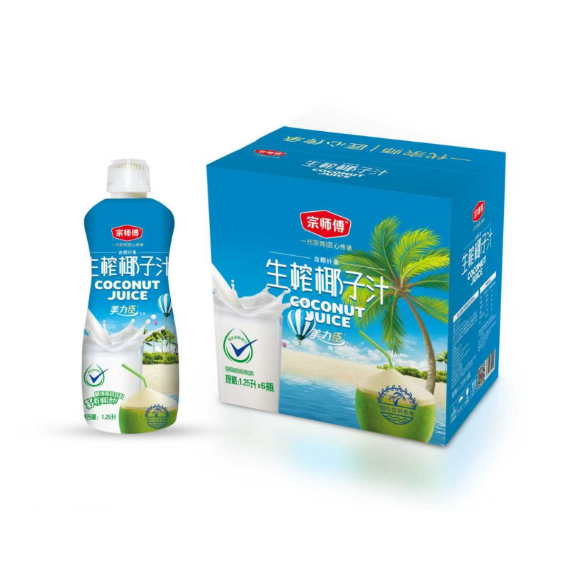 宗师傅生榨椰子汁1.25L大支500ML便携装植物乳饮品,咖啡/麦片/冲饮,椰汁水/椰汁/椰奶,淘宝优惠券,粉丝福利购,淘宝优惠卷