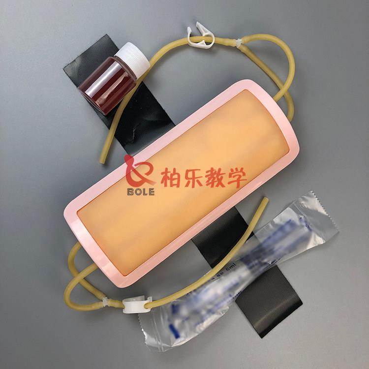 手臂静脉注射外套佩戴模拟打针练习穿刺模型抽血训练模具前臂回血