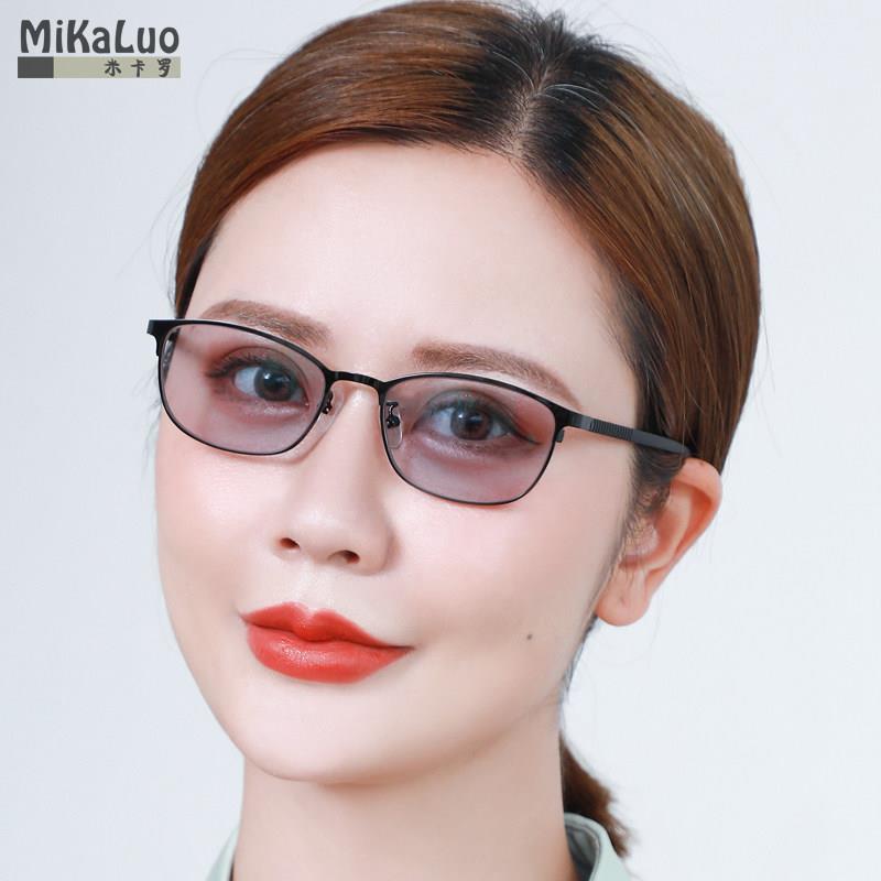 女平光有色柔遮盖光线防蓝光辐射紫外线浅色挡光电脑手机护目眼镜