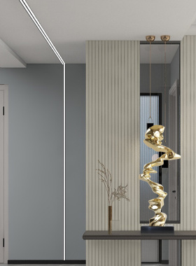 现代轻奢创e意酒店大堂摆件会所玄关抽象客厅电视柜落地雕塑艺术