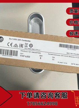 AB 1747-L533 SLC 500 SLC 5/03 CPU 处理器32K 内存 1747L533