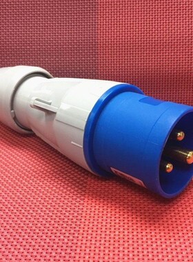 罗格朗工业连接器插头 IP44 220V 3芯 16A插头555124 /16A324