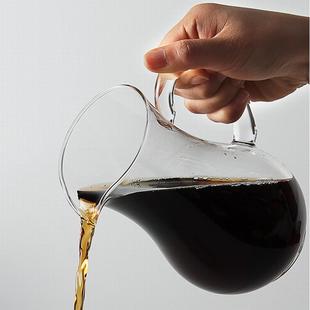 一屋窑高硼硅玻璃红酒白酒分酒壶耐高温分酒器公道杯耐热蜡烛加热