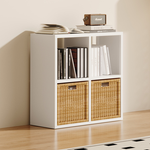 翘喜鹊金属格子柜客厅铁皮书架书柜自由组合落地电视柜储物置物架