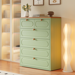 超强收纳加厚铁艺五斗柜卧室钢制储物柜多层抽屉式内衣袜子整理柜