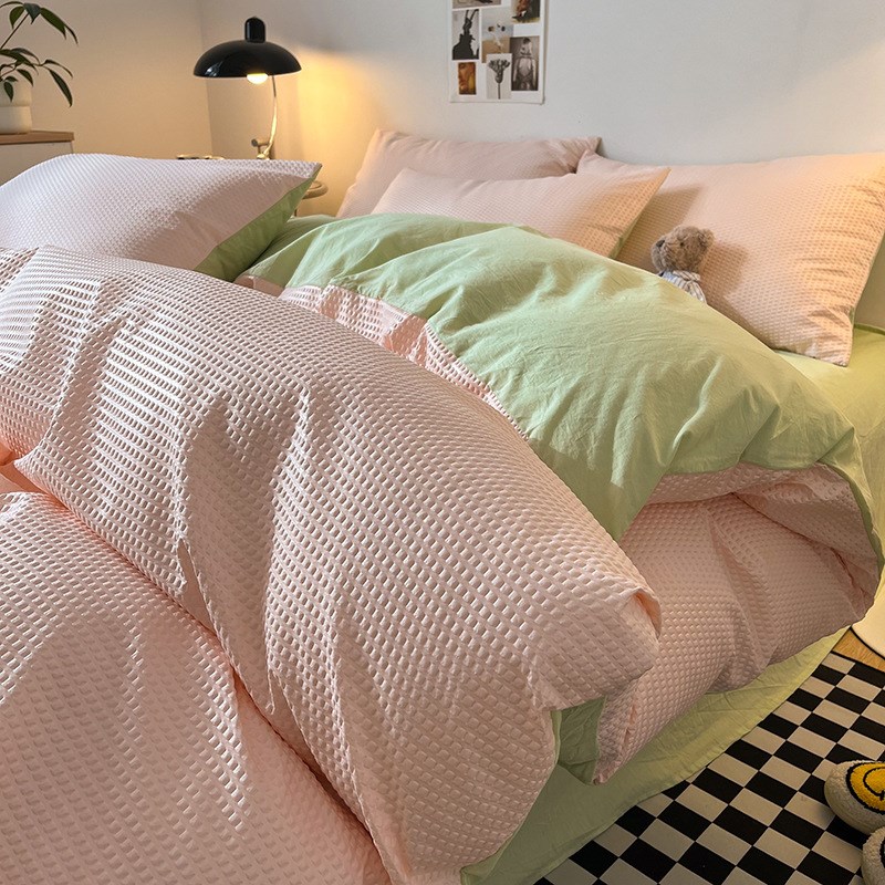 INC0 丝绵被子全套q一整套空调被单人学生宿舍双人被芯冬被可机洗