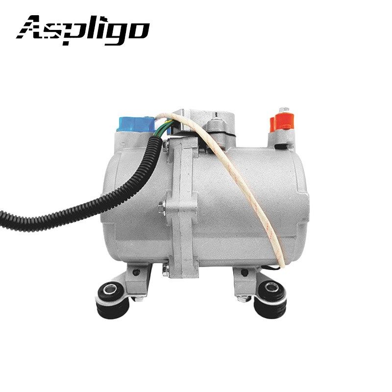 汽车电动压缩机分体机12v24v14CC电动涡旋适用卡车车载空调压缩机