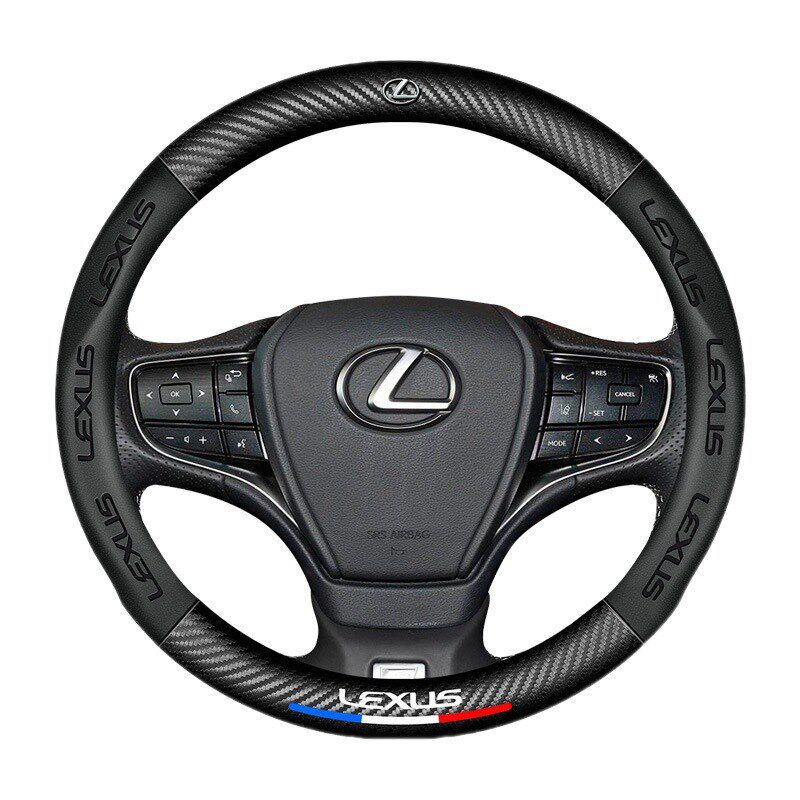 适用雷克萨斯ES200 300h NX200t CT200h RX45h IS300碳纤方向盘套