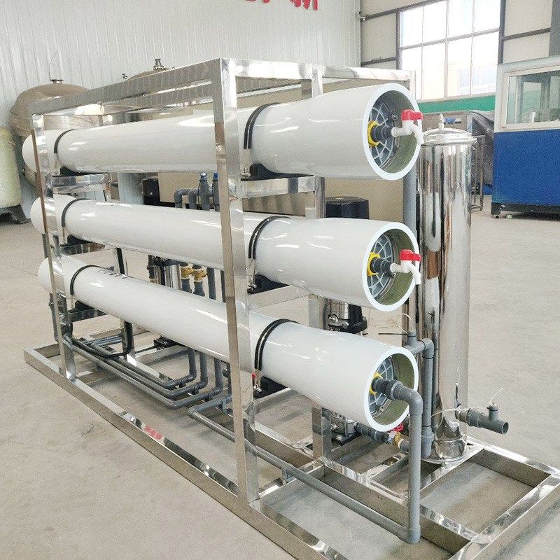 2吨t全自动大型双级反渗透净水设备 中水回用化工染布厂污水处理