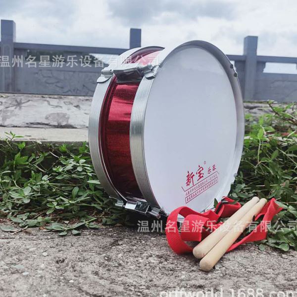 儿童表演军鼓打击乐器8寸11寸13寸幼儿队号鼓