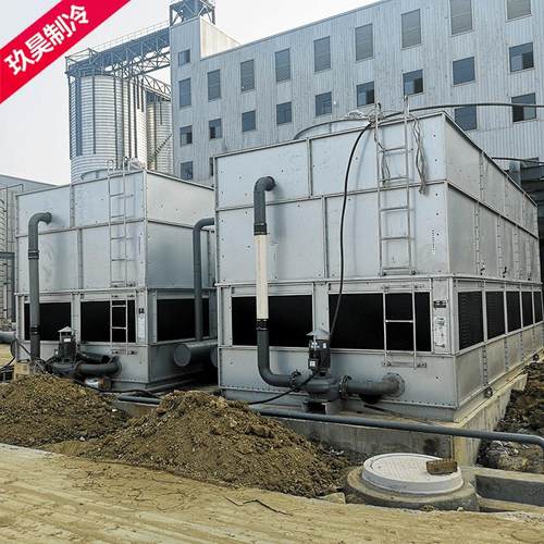 蒸发式冷凝器全封闭式冷却塔方形横流逆流混合流凉水塔制冷设备