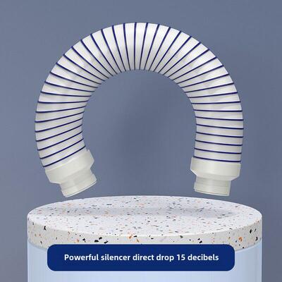 新鲜空气消声器风道Tpv软管中段消声器消声器通用风道风扇消声器