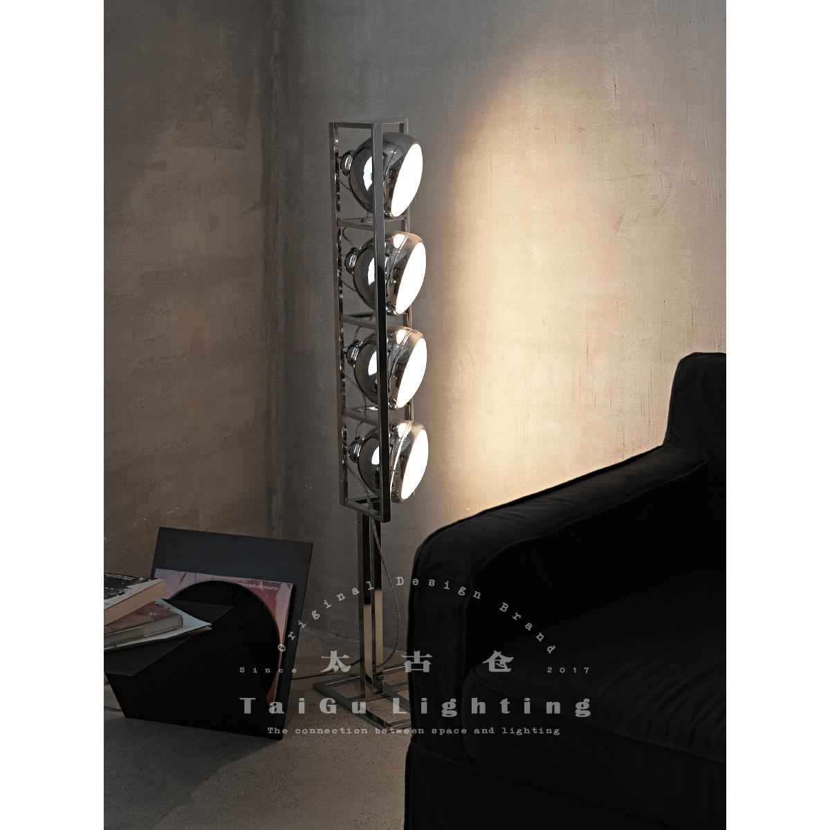 太古仓/设计师款复古包豪斯北欧客厅沙发旁卧室氛围感装饰落地灯