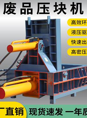 Y81125废铝废铁压块机车床铁刨花铝屑压块机废铝压块机设备定制