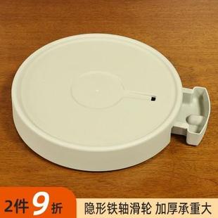 花盆底座托盘大号隐形滑轮底托带轮加厚塑料接水盘万向轮移动花盘